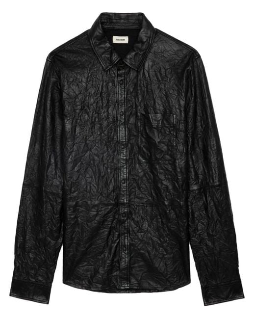 Zadig & Voltaire Black Serge Shirt for men