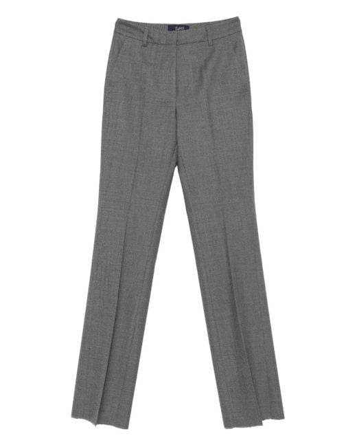 Seafarer Gray Gerade Hose mit ungesäumten Kanten