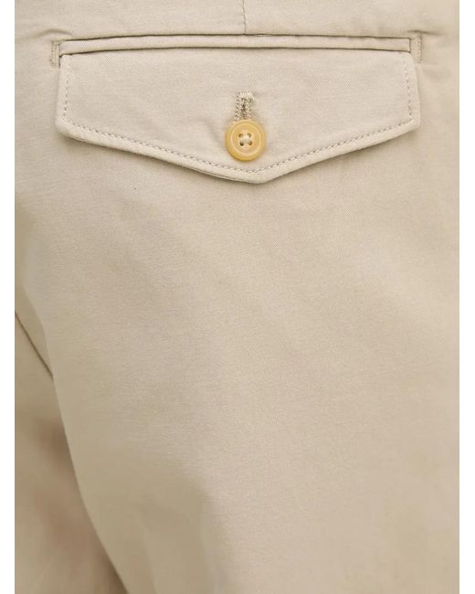 Lindbergh Natural Button-Fastening Trousers for men