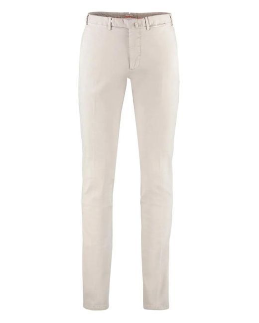 THE (Alphabet) Gray Chino Trousers for men