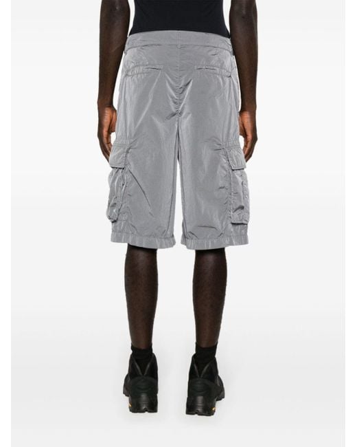 Givenchy Gray 4g-embroidered Cargo Shorts for men
