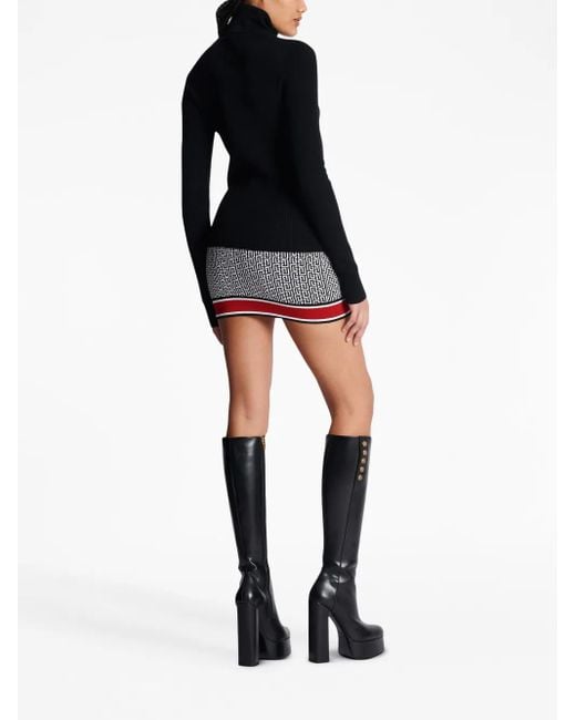 Balmain Black Turtlenecks