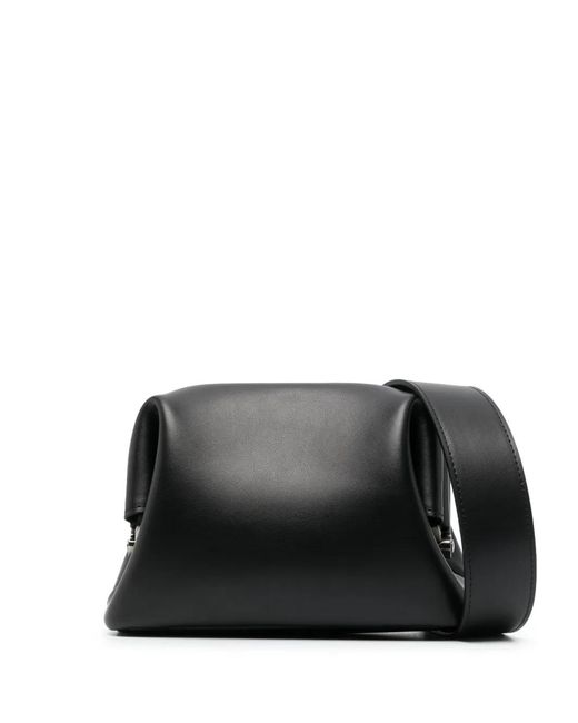 OSOI Black Pecan Brot Leather Shoulder Bag