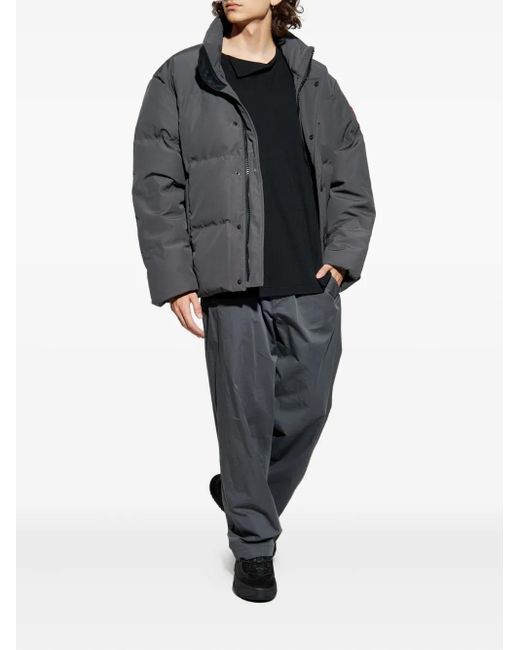 Canada Goose Gray Quilted Puffer Jacket for men