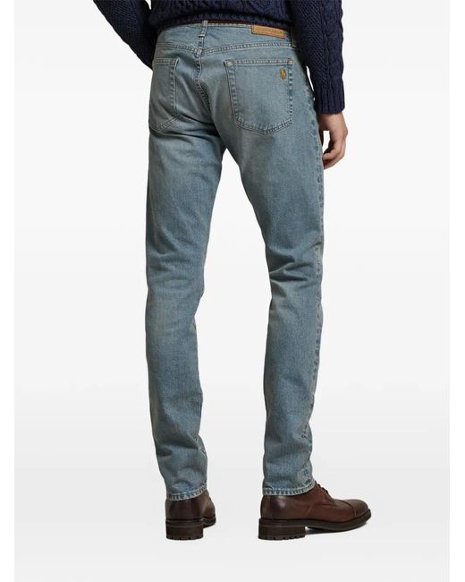 Polo Ralph Lauren Blue Five-Pocket Jeans for men