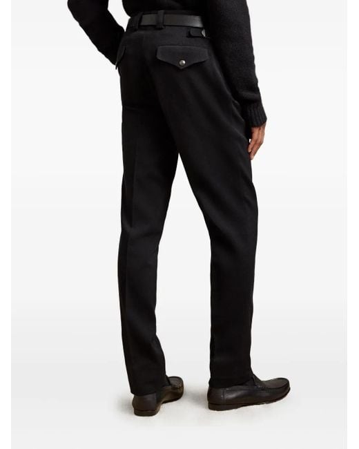 メンズ Ralph Lauren プリーツ パンツ Black
