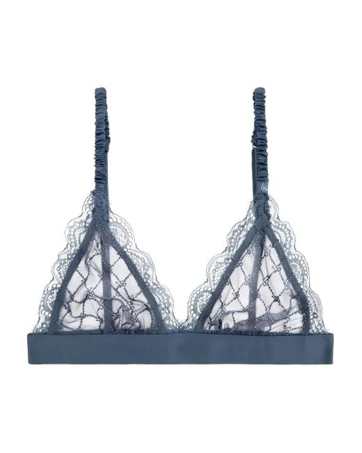 Sujetador de encaje LoveStories de color Blue