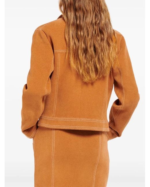 Chaqueta Con Botones Barrie de color Orange