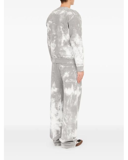 MM6 by Maison Margiela White Long-Sleeves Sweatshirt for men