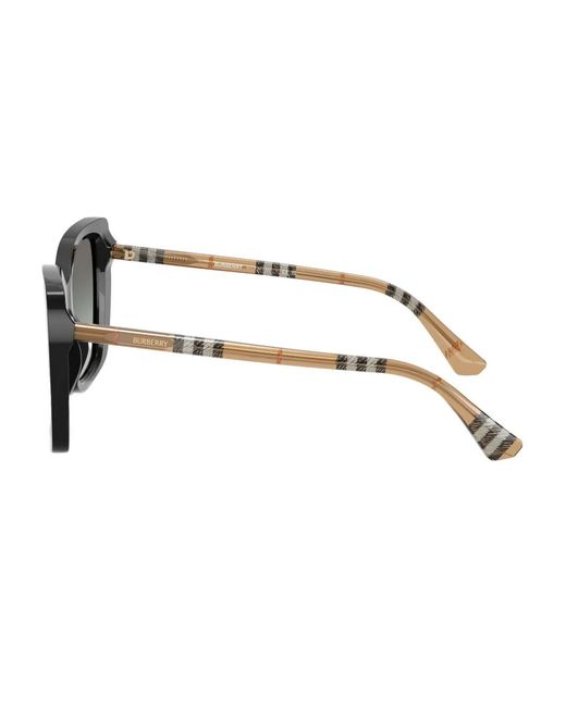 Burberry Gray Square-Frame Sunglasses