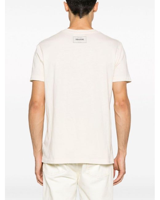 Zadig & Voltaire White Jimmy Organic Cotton T-shirt