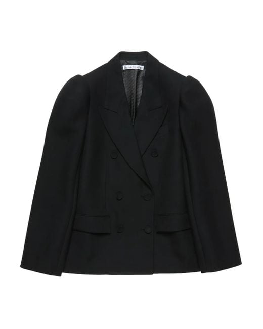 Acne ダブルジャケット Black