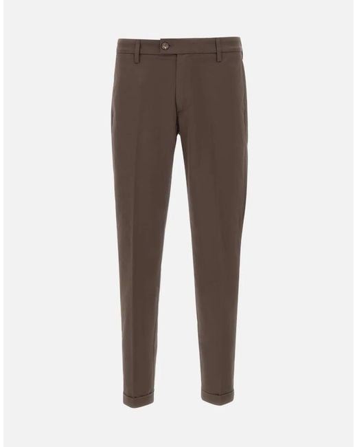 Re-hash Brown Mucha10 Trousers for men