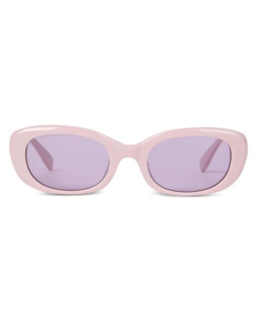 Viktor & Rolf Pink Oval-Frame Sunglasses