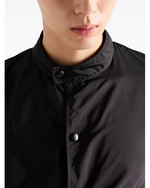 Prada Black Re-Nylon Triangle Jacket for men