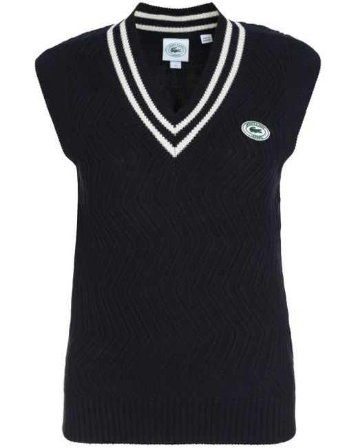 Sporty & Rich Black Lacoste X Vest