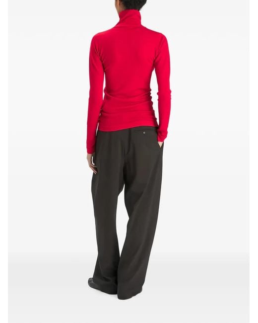 Barena Red Turtleneck Sweater