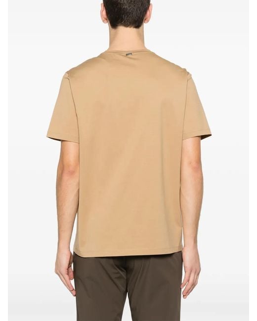 Herno Natural Relaxed Fit Crewneck T-Shirt for men