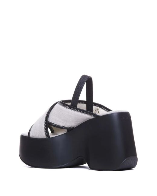 Vic Matié Blue 100Mm Platform Sandals