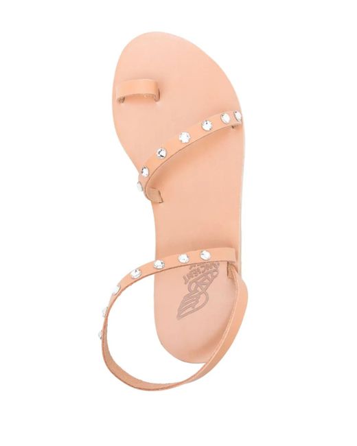 Ancient Greek Sandals Pink Eleftheria Leather Sandals