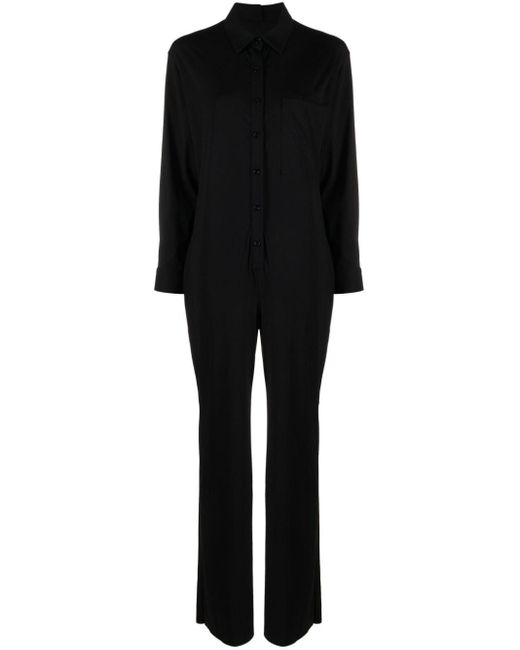 Wolford Button-up Jumpsuit in het Black