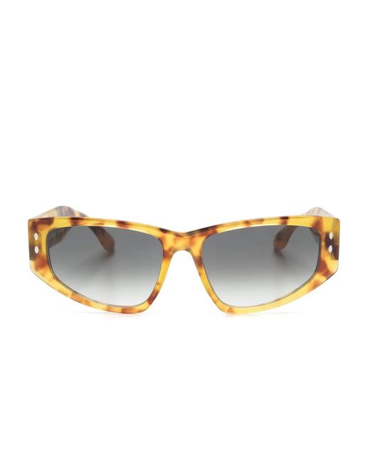 Isabel Marant Yellow Tortoiseshell Sunglasses