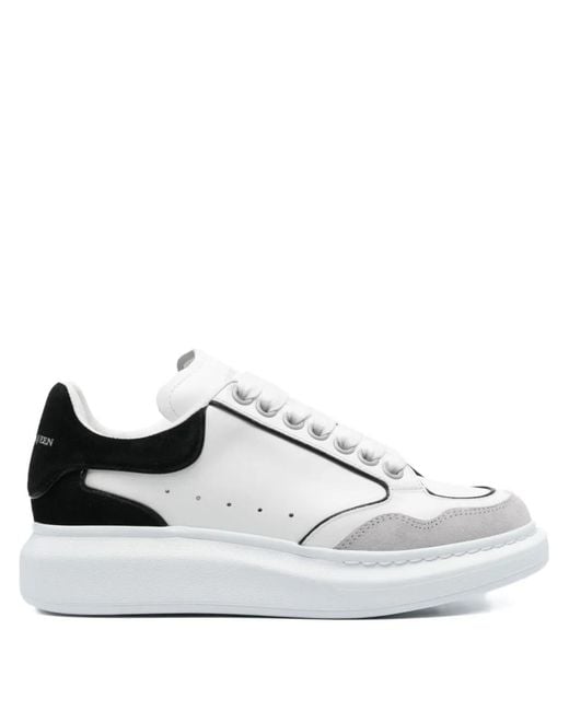 Alexander McQueen White Larry Sneakers