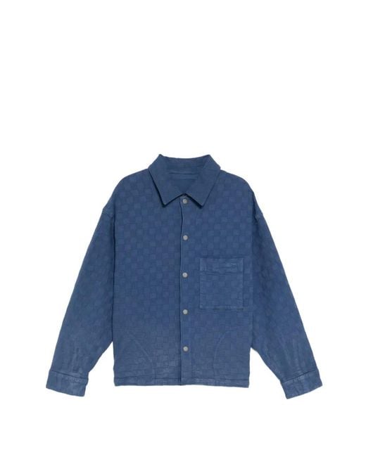 CROQUIS Blue Loose Denim Jacket for men