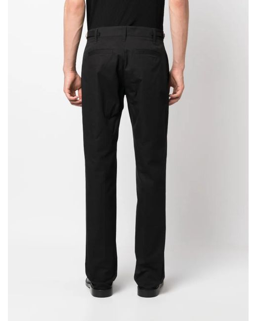 Versace Black Medusa Biggie Tapered Trousers for men