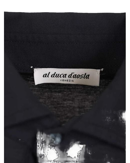 Al Duca D'aosta Black Polo À Manches Courtes for men