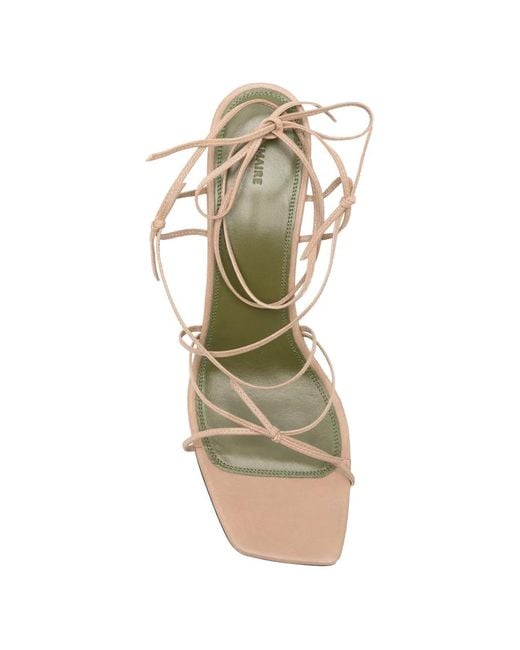 Lemaire White Mignons Leather Sandals
