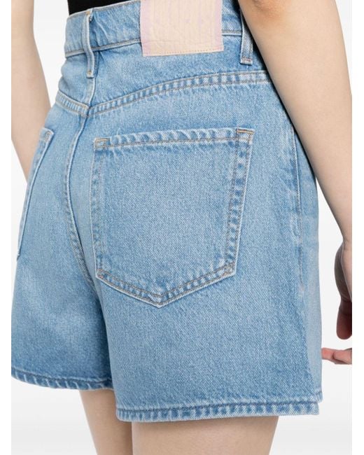 Mother Blue Snacks! Jeans-Shorts