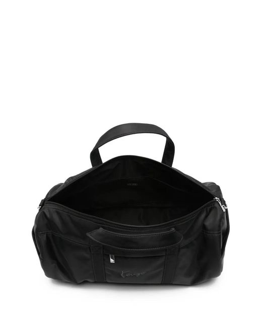 Borsone Con Ricamo di KENZO in Black da Uomo