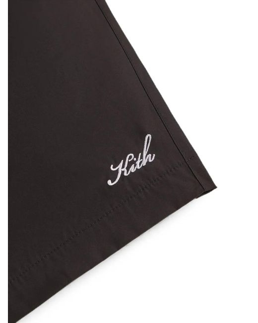 Kith Black Transitional Active Shorts for men