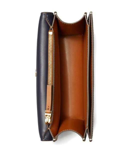 Borsa A Spalla Eleanor T Piccola di Tory Burch in Blue