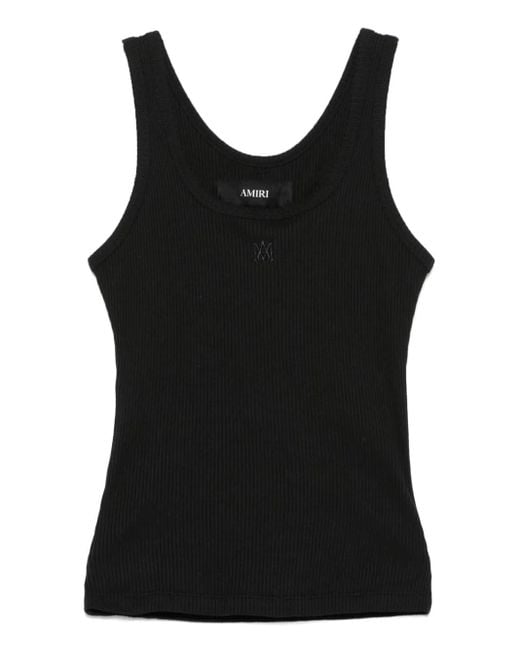 Amiri Black Trägershirt mit Stretchanteil