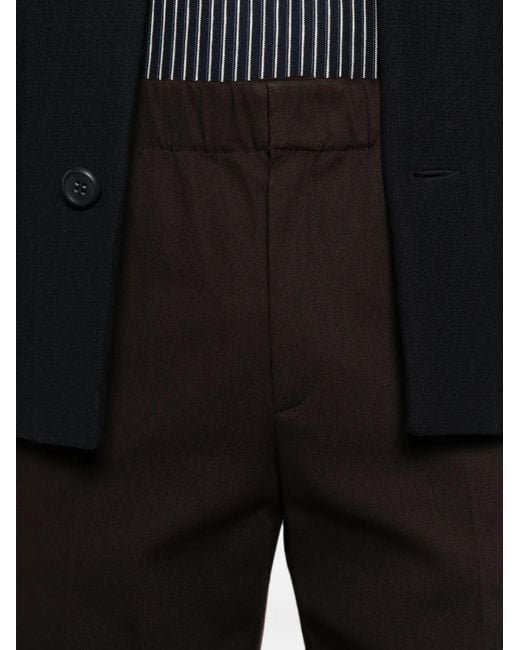 Sandro White Wide-Leg Trousers for men