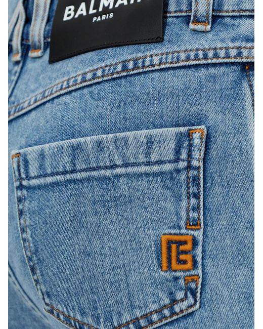 Balmain Blue Slim Trousers