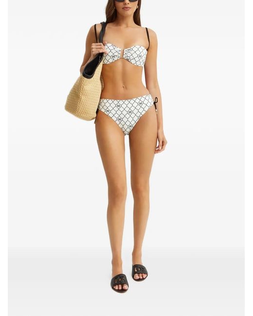 Max Mara White Sibilla Bikini Bottoms
