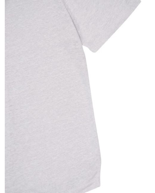 Majestic Filatures White Buttoned Linen Shirt for men