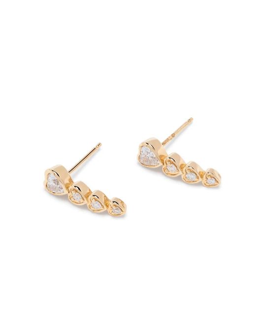 SHAY Metallic 18Ct Diamond Earrings