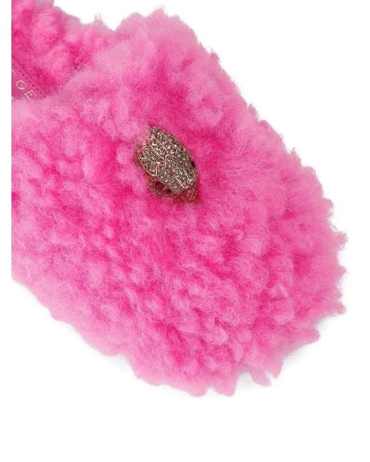 Chaussons À Ornements En Cristal Kurt Geiger en coloris Pink