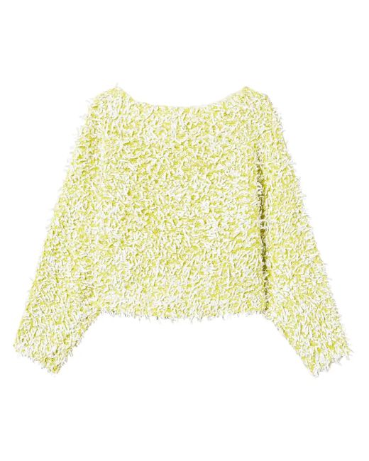 Twinset カーリーヤーン プルオーバー Yellow