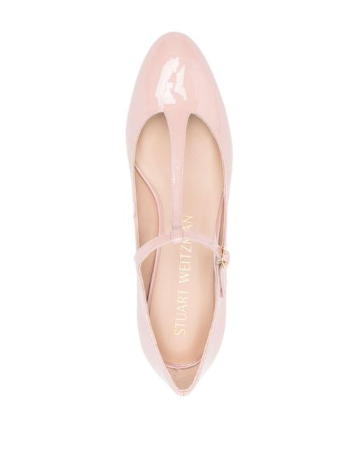 Zapatos Vivienne con tacón de 35 mm Stuart Weitzman de color Pink