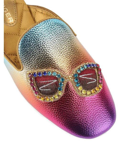 Kurt Geiger Pink Ombre -Effect Mules