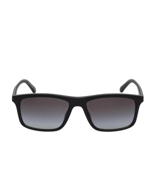 Emporio Armani Zonnebril Met Rechthoekig Montuur in het Black voor heren