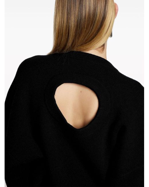 Proenza Schouler Eco Cashmere Oversized Sweater in Black Lyst UK