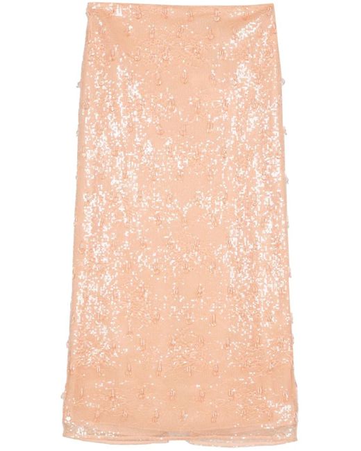 Jonathan Simkhai Pink Finnegan Maxi Skirt