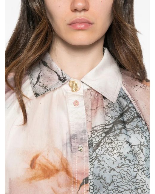 Aje. White Mietta Aria Natura Mini Dress
