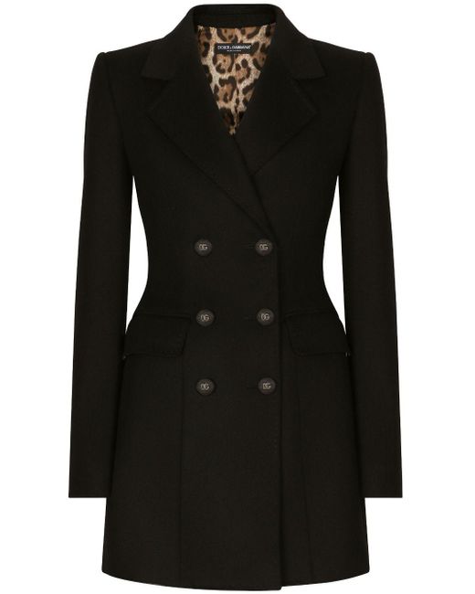 Dolce & Gabbana Turlington Wool-blend Blazer in het Black